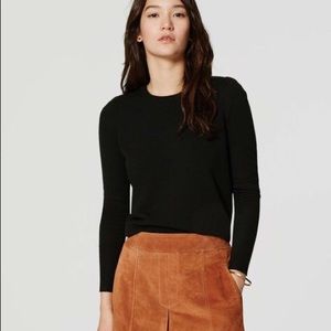 NWOT LOFT Wool Blend Puff Shoulder Sweater